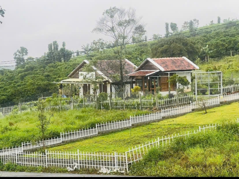 2 căn nhà gỗ 2 căn nhà gỗ