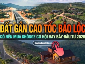 Đất gần cao tốc Bảo Lộc có nên mua không? Cơ hội hay bẫy đầu tư 2026