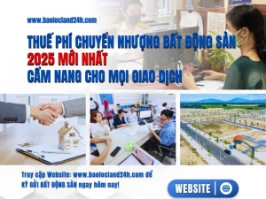 Thuế Phí Chuyển Nhượng Bất Động Sản 2025 Mới Nhất: Cẩm Nang Cho Mọi Giao Dịch