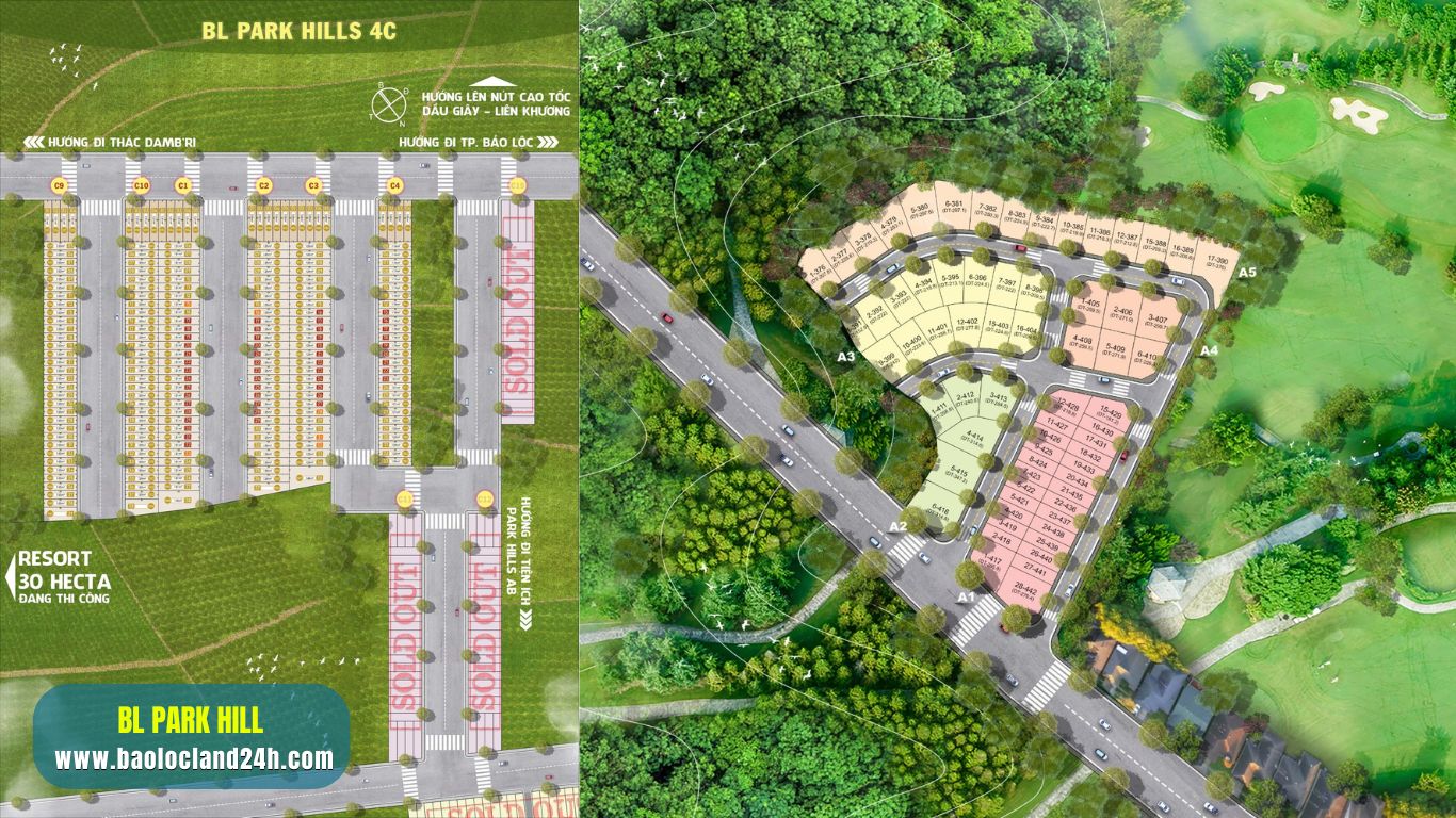 Đa Dạng Sản Phẩm & Pháp Lý Vững Chắc Của Đất Nền BL Park Hill