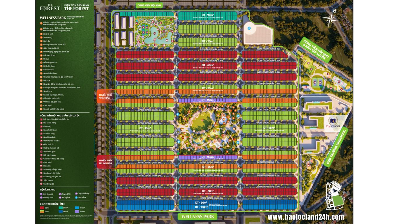Phân khu the forest Vinhomes Green City Hậu Nghĩa