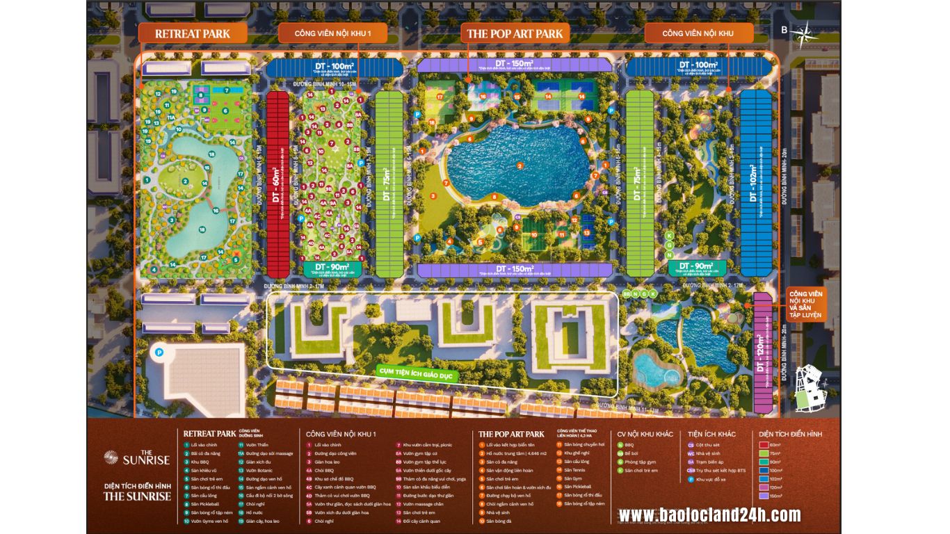 Phân khu the sunsire Vinhomes Green City Hậu Nghĩa
