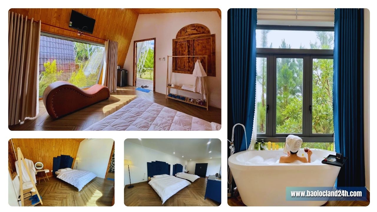 giá cho thuê tại trang homestay bảo lộc
