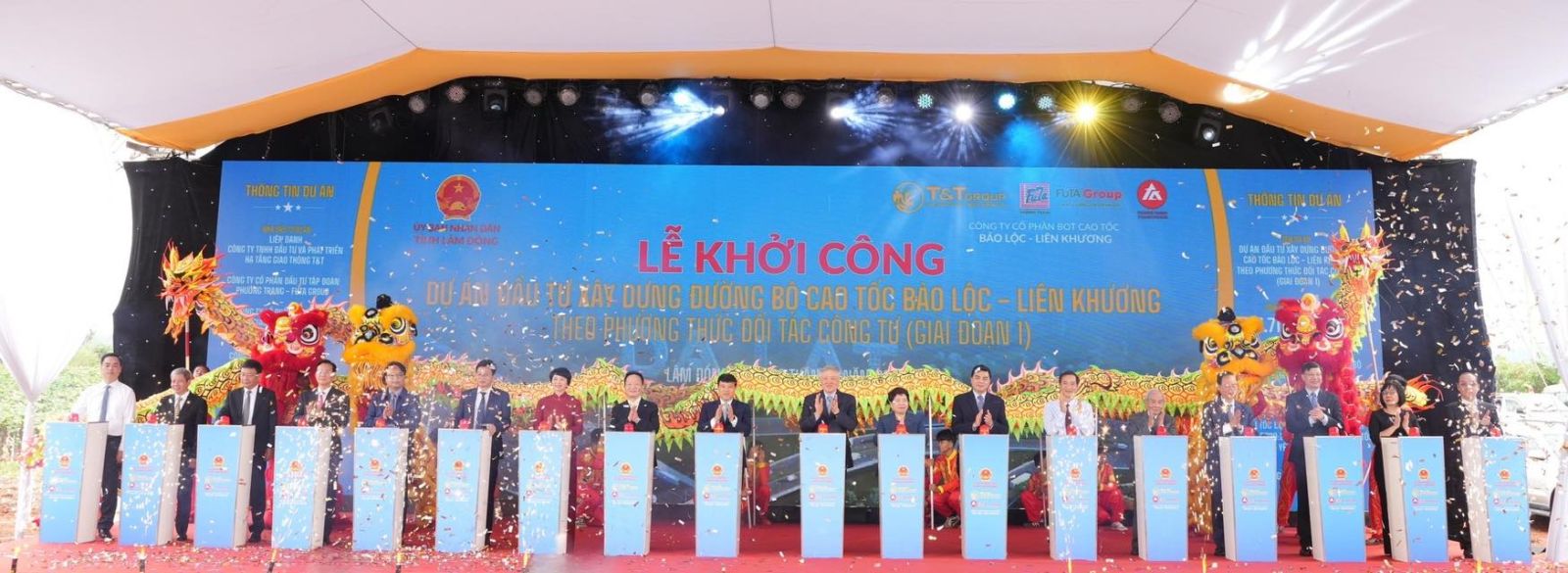 lễ khởi công cao tốc bảo lộc liên khương