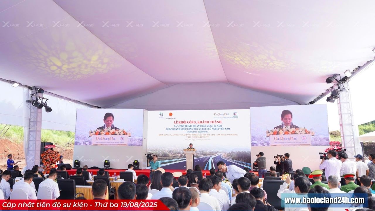 lễ khởi công cao tốc dầu giây tân phú