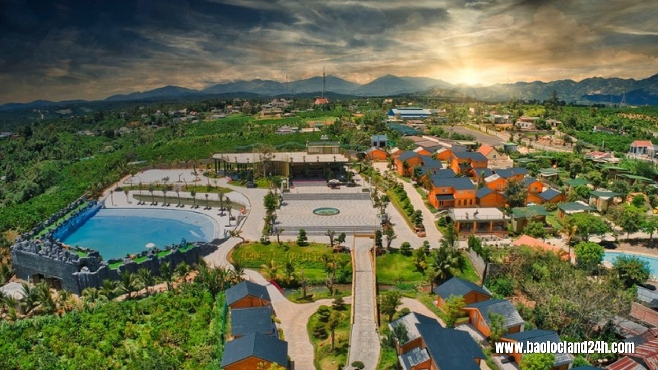khu nghỉ dưỡng tea resort bảo lộc