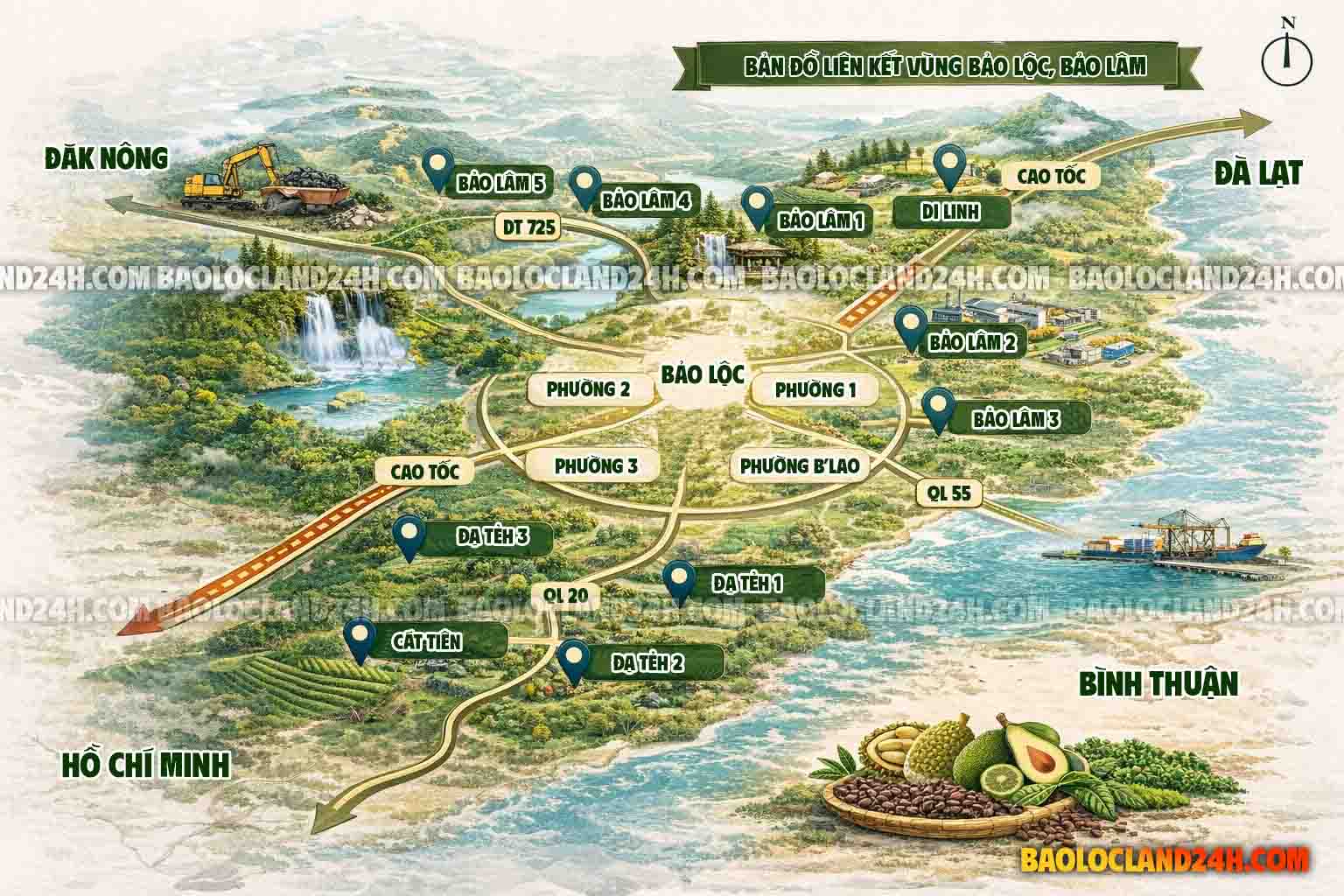 quy hoạch Bảo Lộc mới nhất